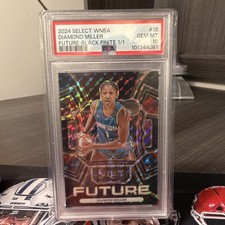 Panini 2024 Select WNBA Future Diamond Miller Black Finite Prizm PSA 10 1/1