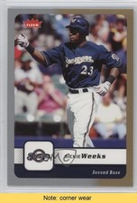 2006 Fleer Gold Glossy Rickie Weeks #81 READ d5h