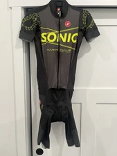 Castelli San Remo Speedsuit LARGE Sonic Martindale Racing Skinsuit