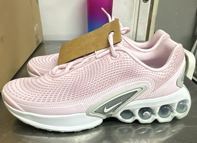Nike Air Max DN Youth 6Y Low Top Lace Up Mesh Sneakers Pink/White/Gray