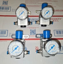 Festo LRP-1/8-6 2416371 Precision Pressure Regulator w/ Gauge 161127