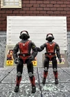 GI Joe 1987 Strato Viper Night Raven Pilot w/ File Card Lot