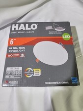 1 Single HALO 6 in. HLB Ultra Thin Canless Integrated LED Downlight 3CCT White