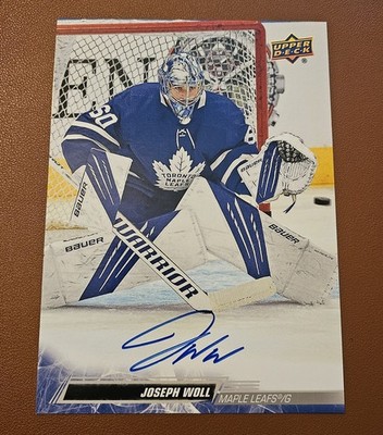 2023 Upper Deck Joseph Woll Autographed 5x7 NSCC Exclusive