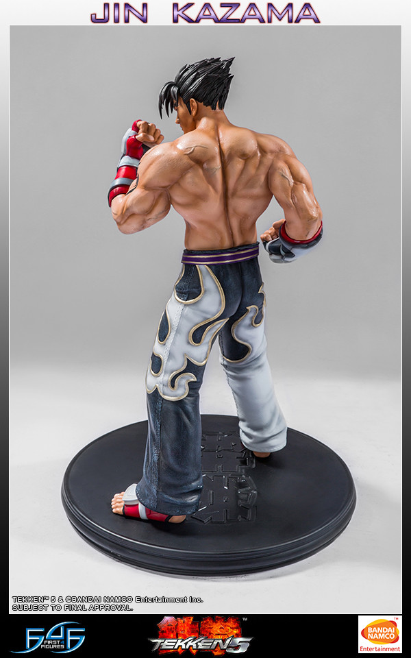 かい スーパージェクション　ファイトシン First4Figures Jin Kazama - Tekken 5 Regular Statue Mint in