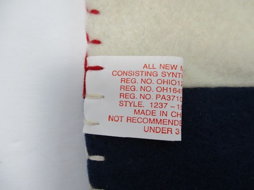 Doll American Flag Vest Blue Red Tweed Animal Dress-Up Outfit Patriotic Toy Play - Picture 3 of 6