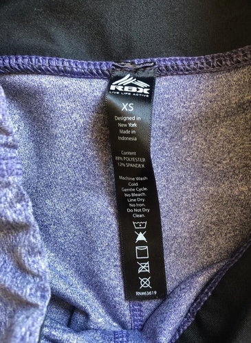 RBX Women Athletic High Waisted Activewear Ankle Legging Yoga XS - Picture 3 of 5