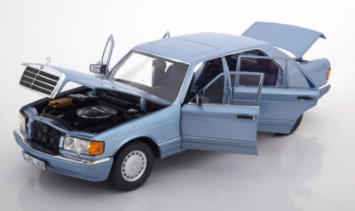 Norev 1991 Mercedes Benz 560 Sel W126 Light Blue 1 18 New Item Ebay