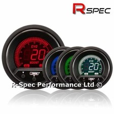 Prosport 52mm Premium Evo Peak Adjustable Warning Lcd Turbo Boost Gauge - Psi