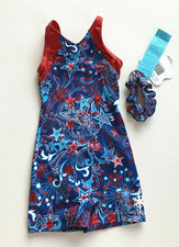 NEW Gymnastics Biketard by Snowflake Designs Size Child XS