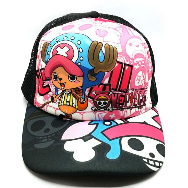 New Fashion Anime One Piece Chopper Baseball Cap Cartoon Sun Hat