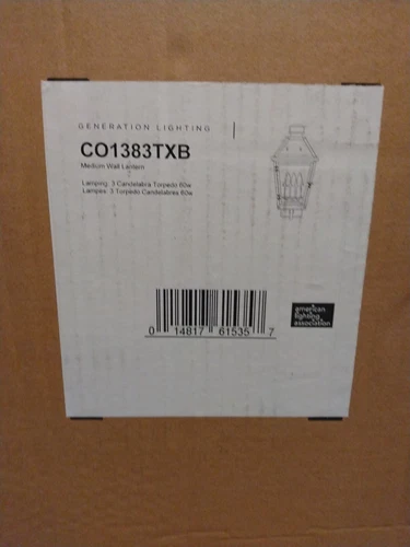 Co1383txb Generation Hyannis Outdoor Wall Lantern Hard Wired 21.25" Elegant - Picture 1 of 11