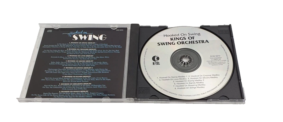 Hooked on Swing, Vol. 1 by The Kings of Swing Orchestra (CD, 1986), Jazz, Swing - Image 3 of 4