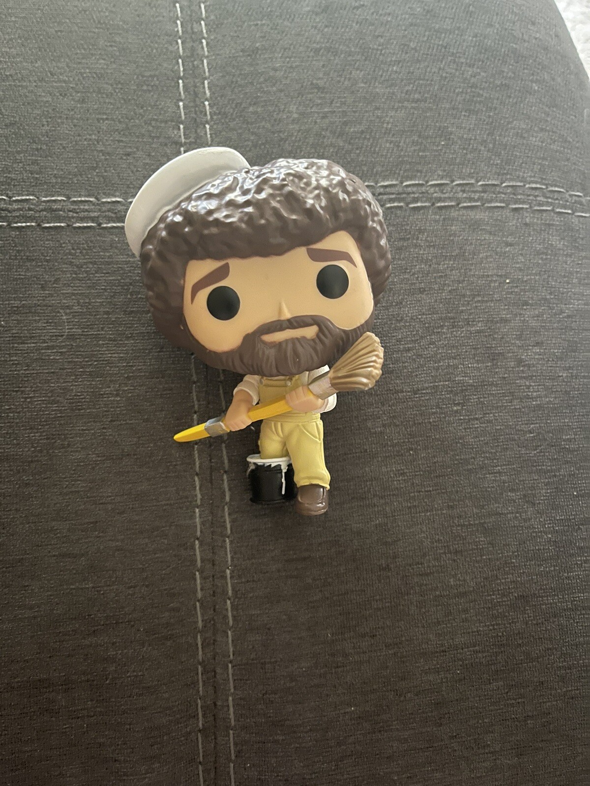 Funko Pop! Television Bob Ross With Paintbrush #559 Joy Of Painting Figure Oob