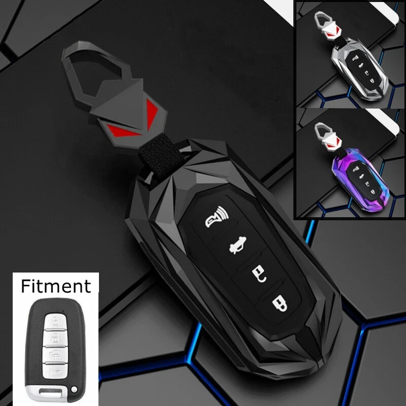 For Hyundai Sonata For Kia Sorento Sportage Zinc Alloy Car Key Fob Case Cover Foto 3 de 4