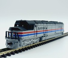 N Gauge Scale Amtrak Railroad Diesel Locomotive Train Engine Model Railway
