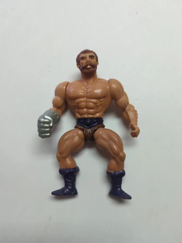 Vintage 1983 FISTO MOTU Masters of the Universe Figure Soft Head