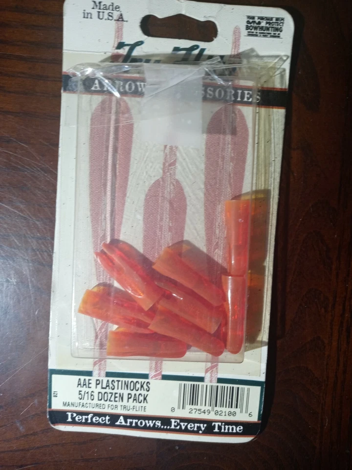 Tru Flite AAE Plastinocks 5/16 8 en paquete  Foto 2 de 4