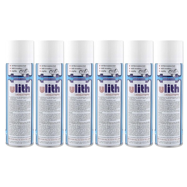 6X Lecksuchspray 400Ml Leckfinder Gas Luft PrüFspray Lecksucher Korrosionsschutz-image