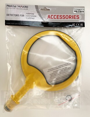 8'' Large Coil + COVER for Nokta Pulse Dive Metal Detector Yellow NEW IN PACKAGE