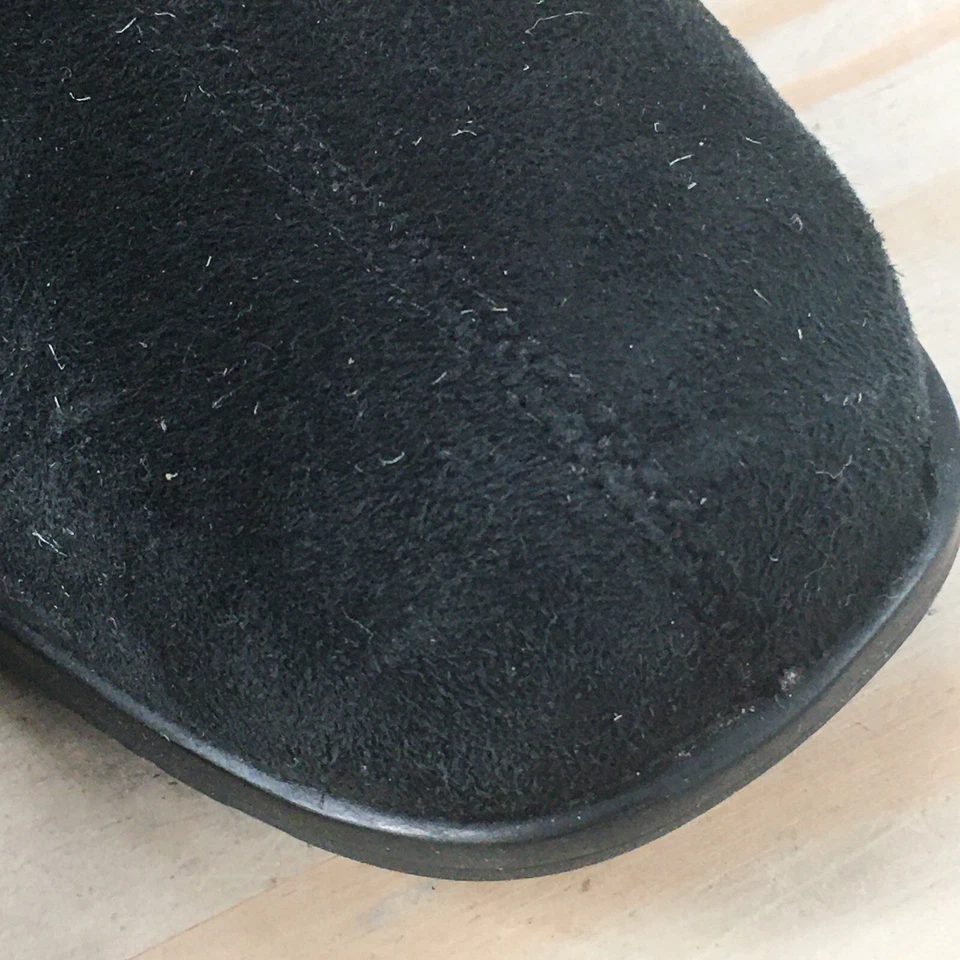 Zapatos de tacón Munro Americanos para mujer 8,5 N informales cómodos negros gamuza sin cordones Foto 4 de 4