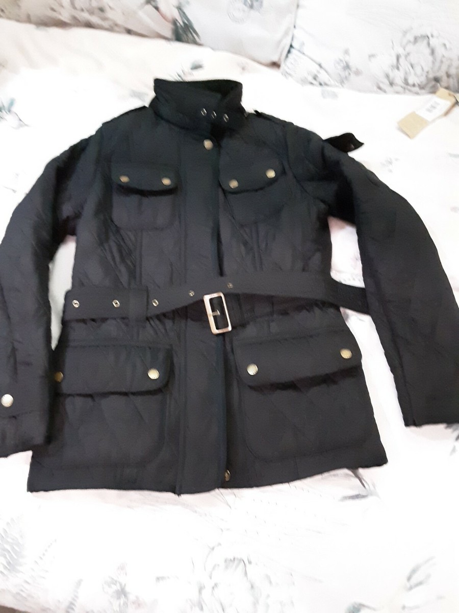 Barbour international Tour Quilted Jacket Women's Uk10 UK