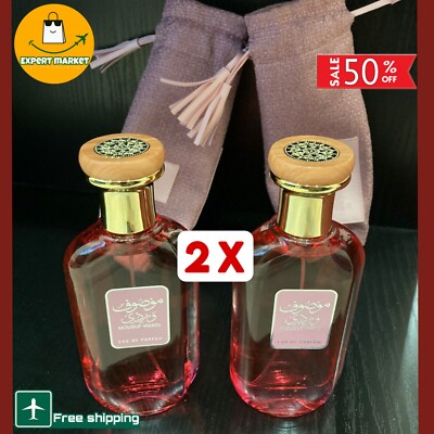 2 X Mousuf Wardi Perfume - Ard Al Zaafaran 100 ML - عطر موصوف وردي ارض الزعفران 