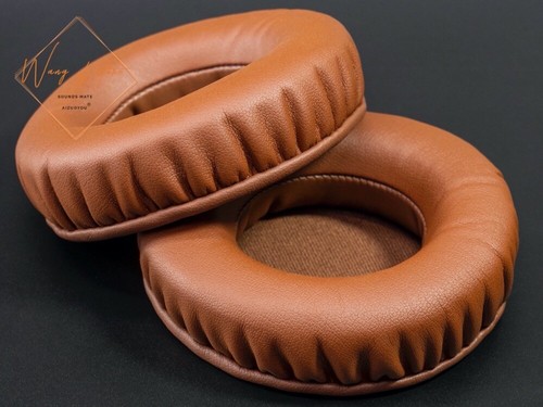 Brown Coffee Full Size Thick Memory Foam Cushions Replacement Ear Pads Headphone - Picture 5 of 26