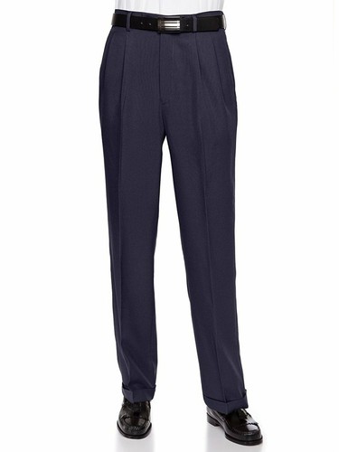 Pleated Front Dress Pant Men's Work To 