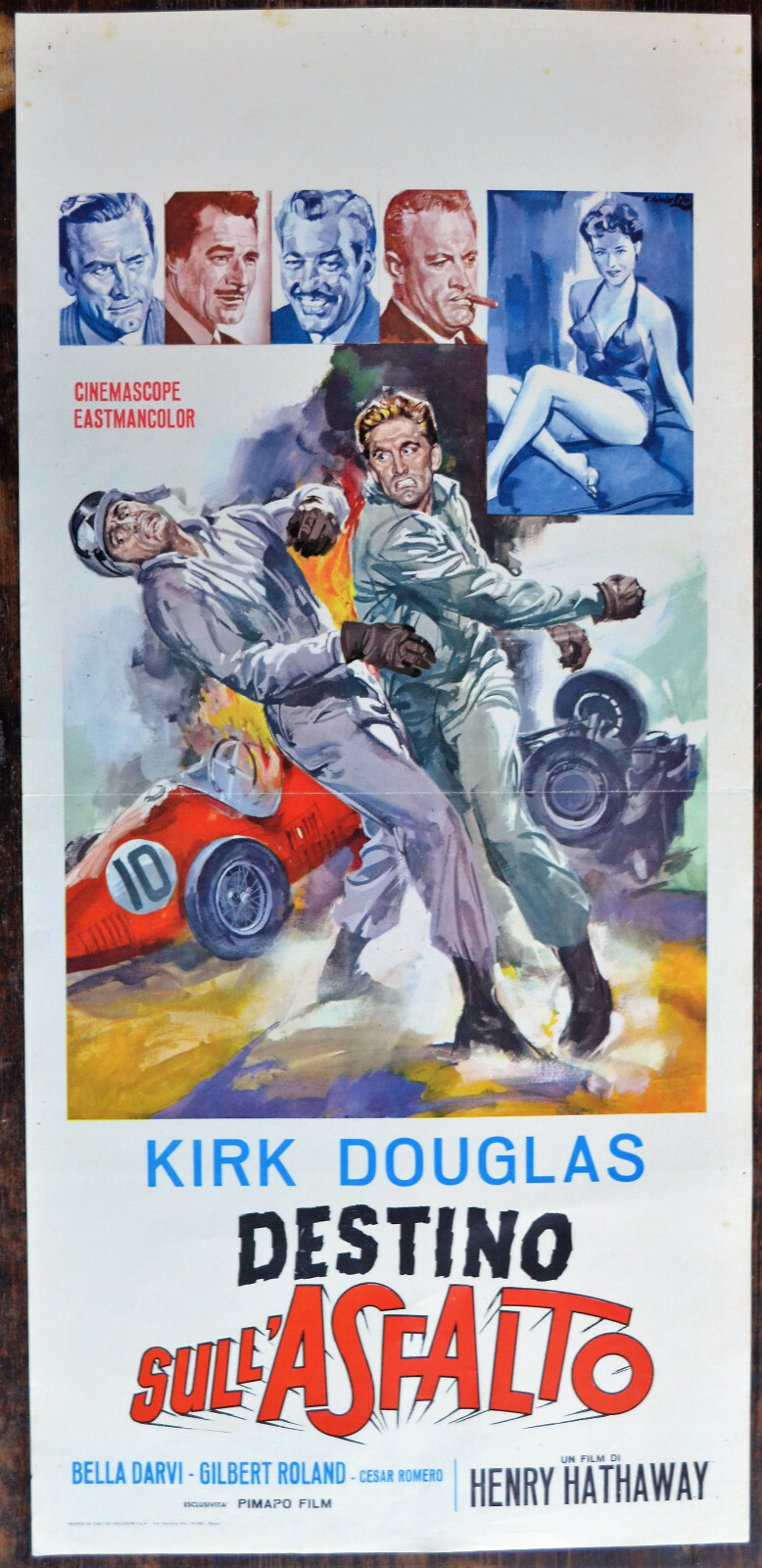 Locandina di Destino sull'asfalto (1955)