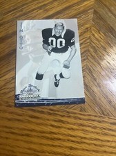 Jim Otto Ted Williams CC Roger Staubach's NFL Football Oakland Raiders Card HOF