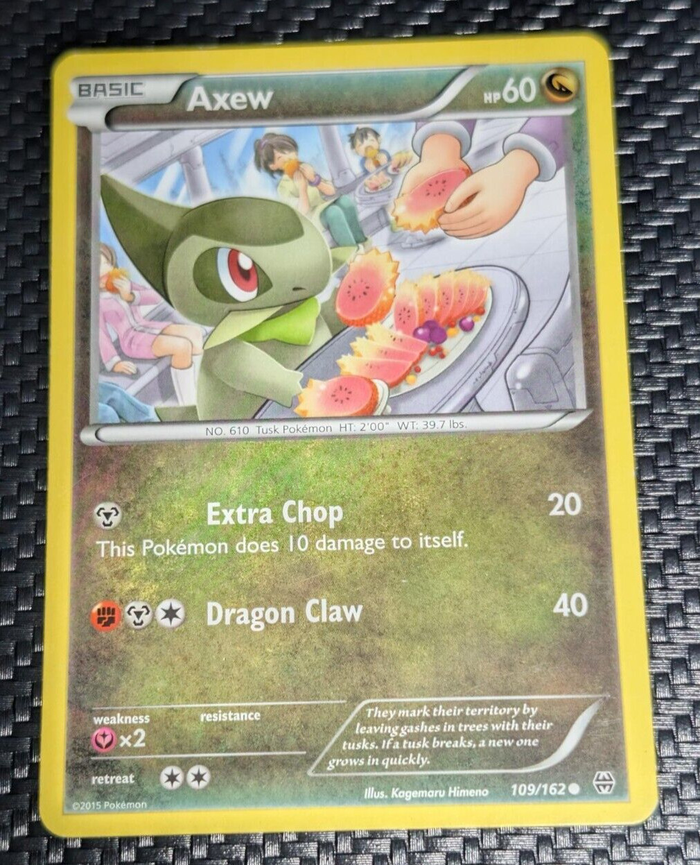 Axew 109/162 XY BREAKthrough 2015 NM Dragon Pokemon Card TCG