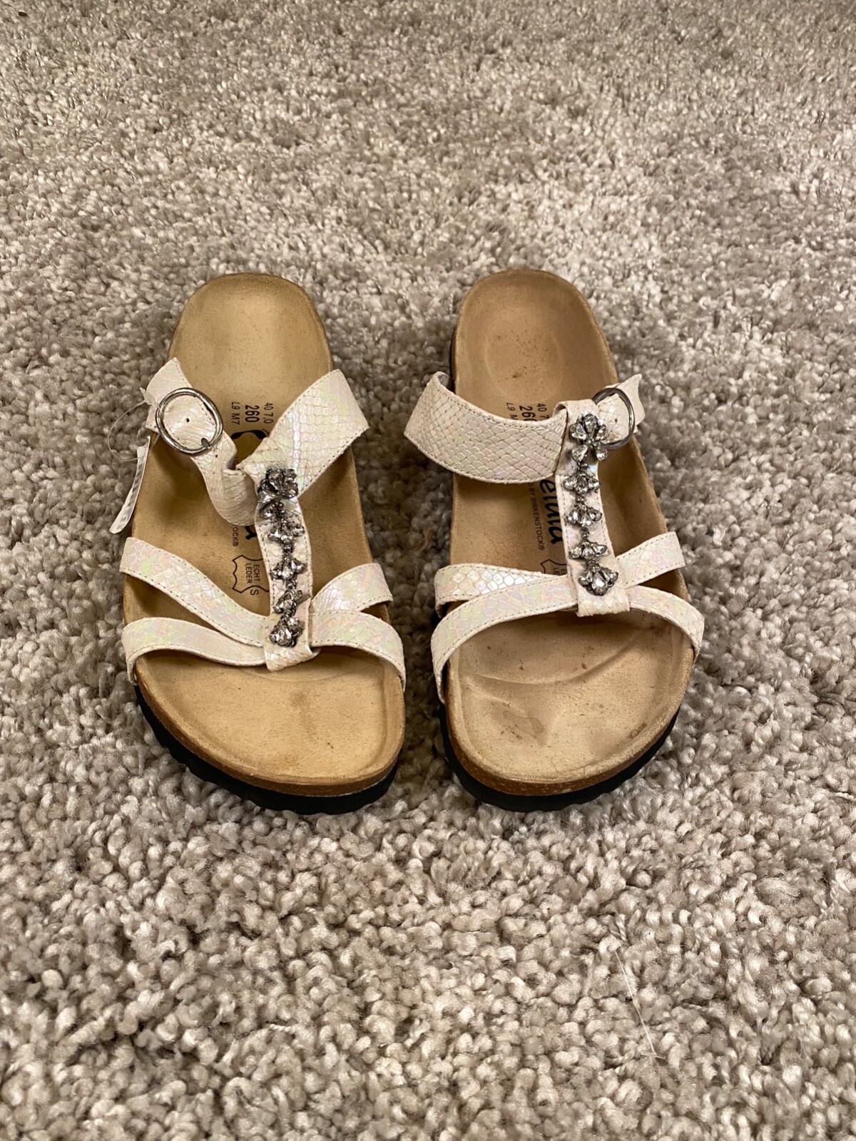 birkenstock sandals with rhinestones