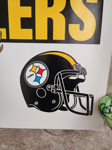 Pittsburgh Steelers Blitzburgh Helmet Vintage Super Bowl Bound POSTER - Picture 3 of 4