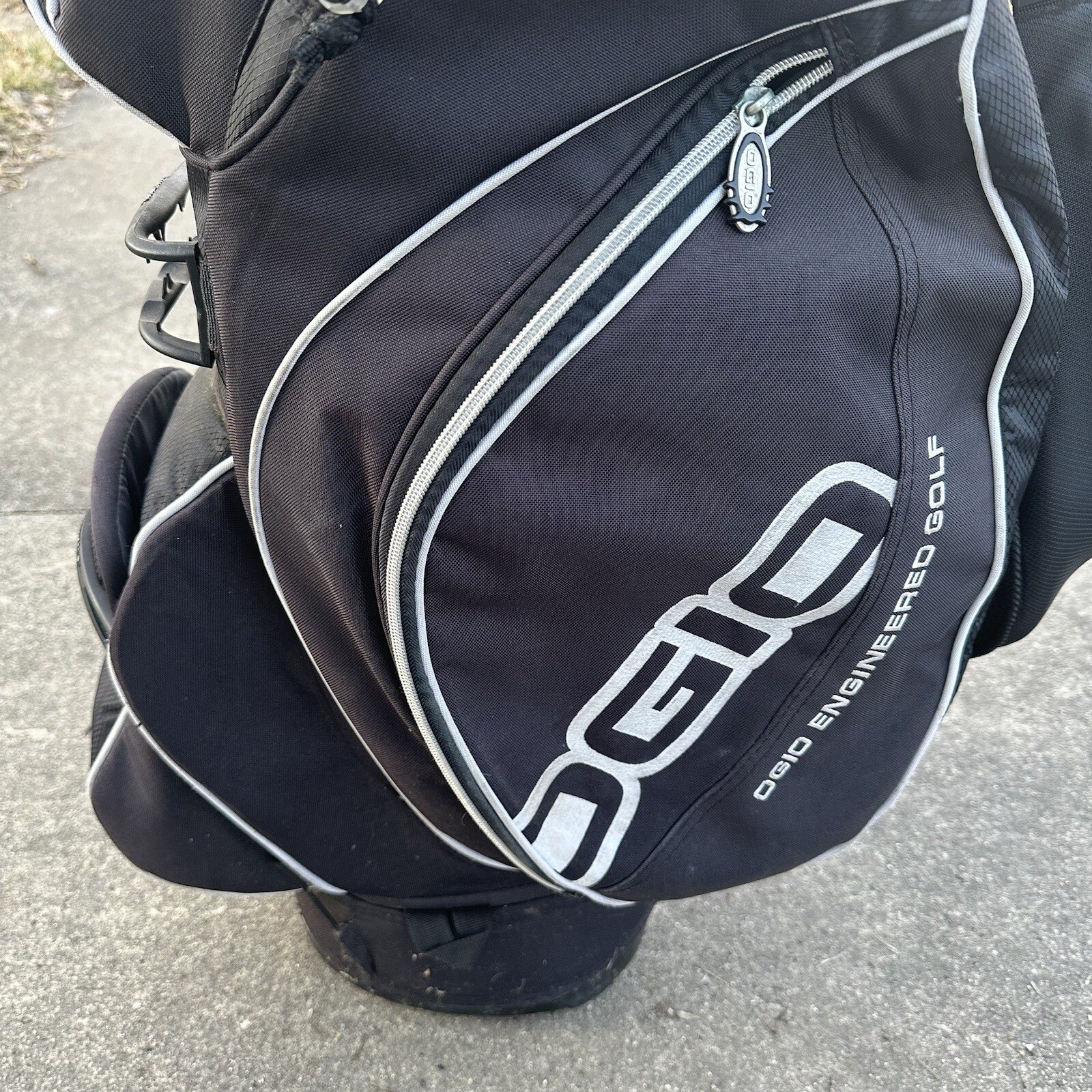 OGIO Uniter 15Way divider Club Management System Cart Golf Bag BLK/WHT