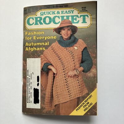 Quick & Easy Crochet Fashion for Everyone Autumnal Afghans Sep/Oct 1990