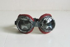 Vintage Steam Punk Goggles Captain America Marvel Hero USA Flag Cosplay Costume