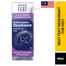 Neat Feat Antiperspirant Deodorant Roll-On For Feet 60ml Prevents Foot Odour