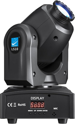 35W DMX Moving Head Stage Lights with 8 Gobos & Sound Activation for Parties