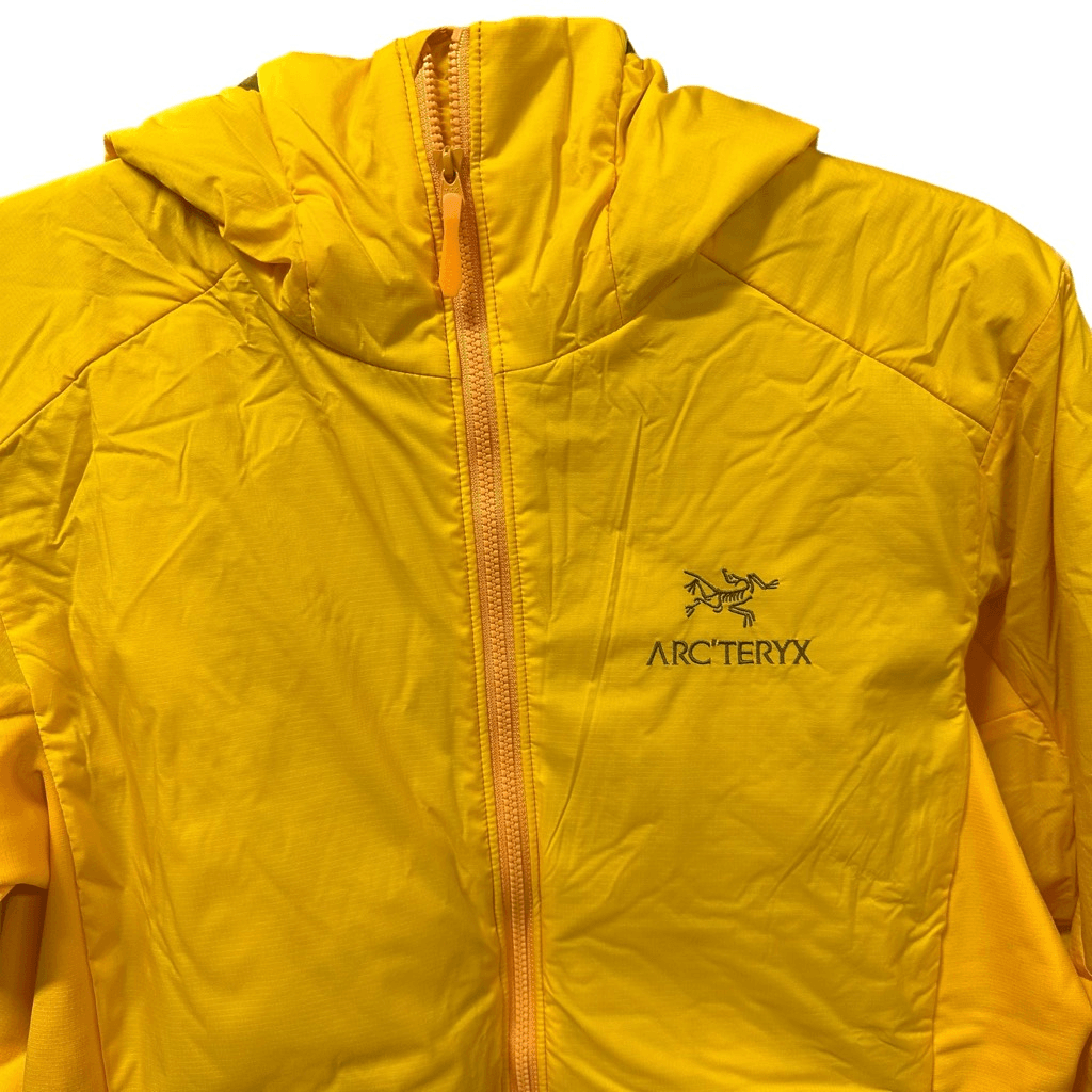 Giacca con cappuccio Arc'teryx Edziza gialla Atom XXL nuova