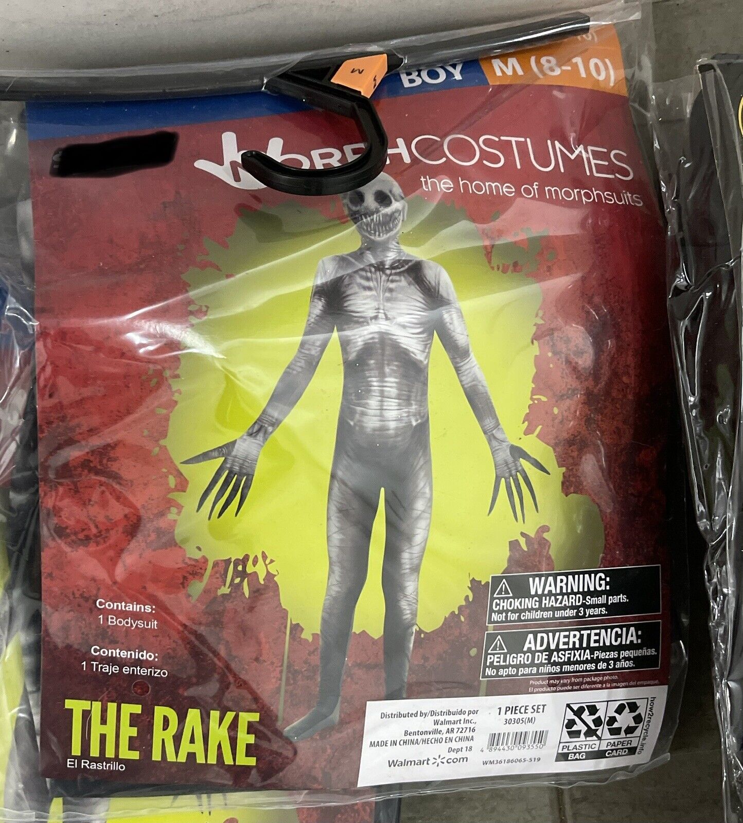 Halloween Boy Morphsuit the Rake Bodysuit Costume 