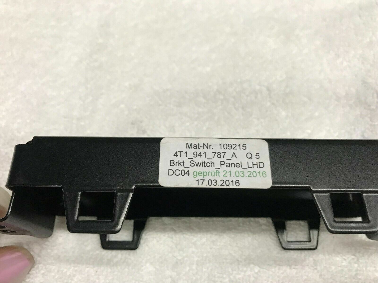 LAMBORGHINI HURACAN DRIVER LEFT HEADLIGHT LAMP SWITCH BRACKET OEM 4T1941787A