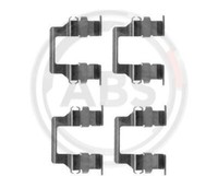 A.B.S. 1164Q ZubehöRsatz, Scheibenbremsbelag Hinten FüR Mitsubishi