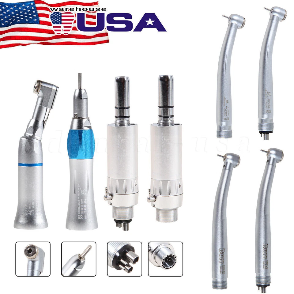 Estilo NSK Dental 4/2 Agujero Alta y Baja Velocidad / Kit Pieza de Mano Turbina Foto 2 de 3