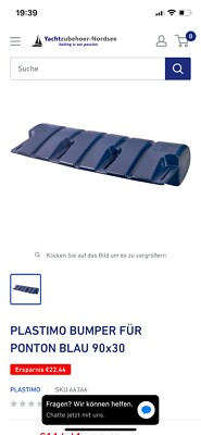 Plastimo Stegfender blau