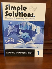 Simple Solutions: Grade 1 Reading Comprehension New Workbook Minutes A Day