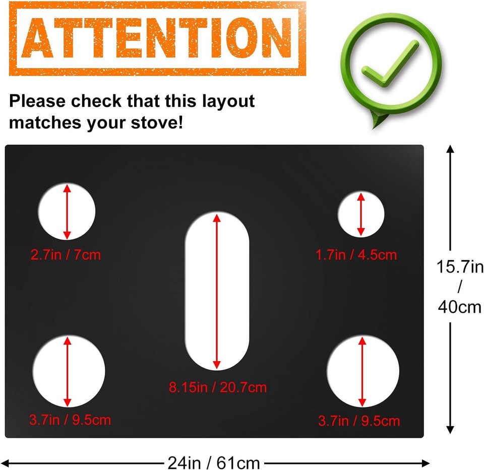 Stove Cover, Stove Top Protectors Samsung Gas Range Reusable Gas Stove