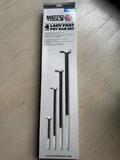 Matco Tools 4pc Lady Foot Pry Bar Set SLF4TB