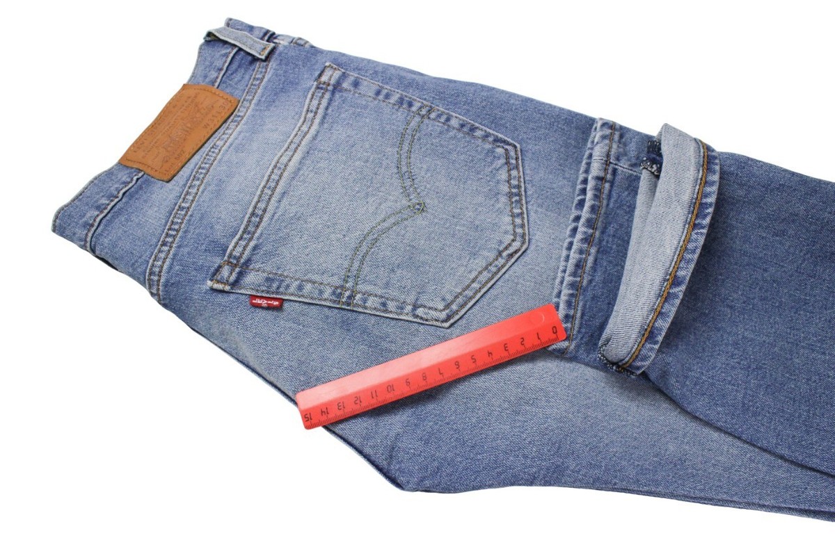 LEVI'S 502 Premium Big E Jeans Men's W31/L32 Whiskers Tapered Fit