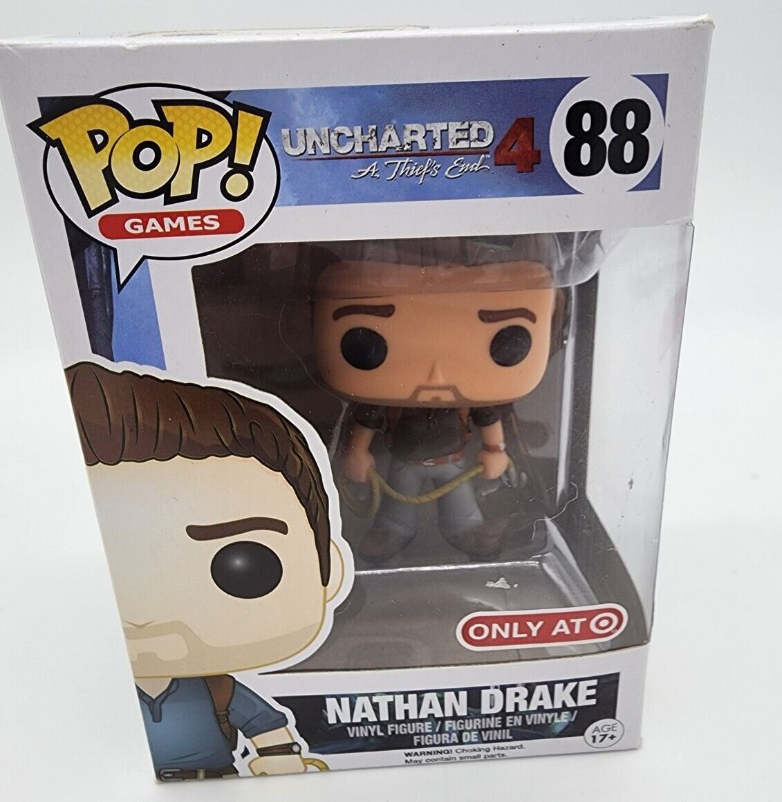 Boneco Funko Pop Uncharted 4 Nathan Drake 88 Exclusive